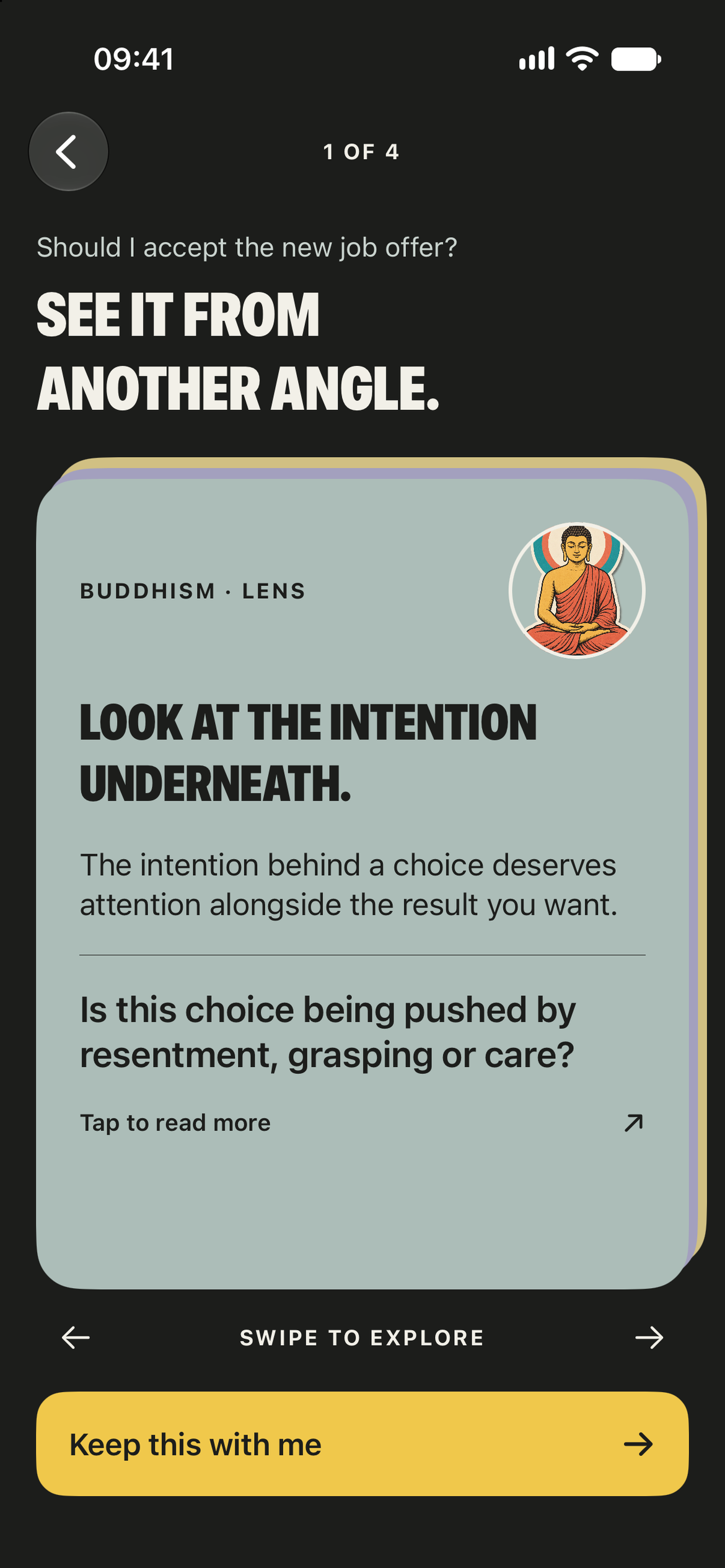 OFFSET showing a new perspective on an everyday decision